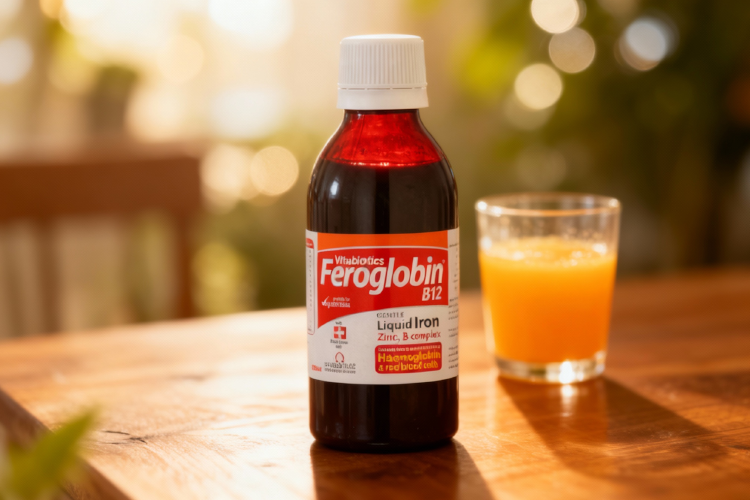 نحوه مصرف شربت آهن فروگلوبین با ویتامین C